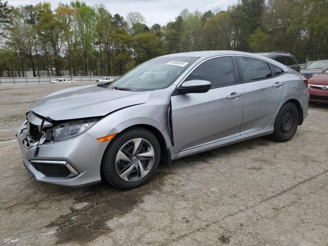 19XFC2F68KE012464 - 2019 HONDA CIVIC LX SILVER photo 1