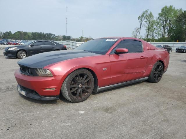 1ZVBP8CH1A5102218 - 2010 FORD MUSTANG GT BURGUNDY photo 1