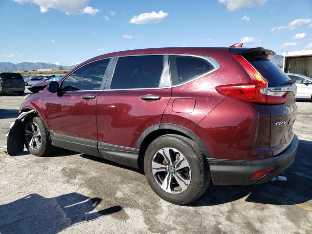 5J6RW5H37HL000874 - 2017 HONDA CR-V LX BURGUNDY photo 2