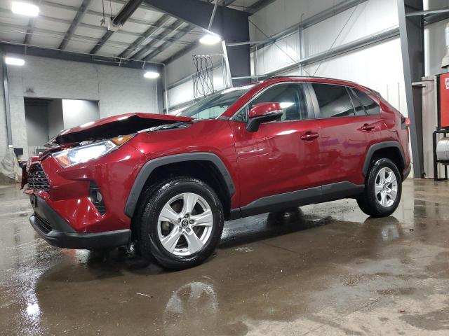 2T3P1RFV5KW023419 - 2019 TOYOTA RAV4 XLE RED photo 1