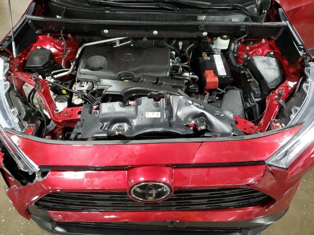 2T3P1RFV5KW023419 - 2019 TOYOTA RAV4 XLE RED photo 11