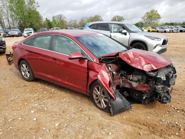 5NPE24AF9FH157385 - 2015 HYUNDAI SONATA SE RED photo 4