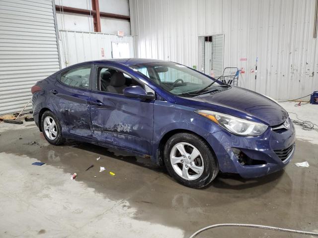 5NPDH4AEXEH462202 - 2014 HYUNDAI ELANTRA SE BLUE photo 4