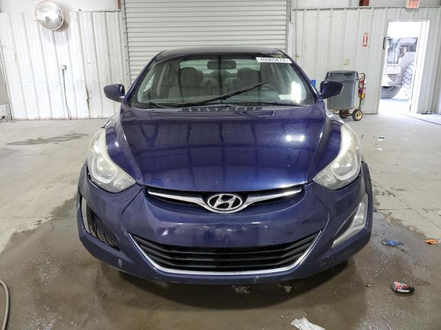 5NPDH4AEXEH462202 - 2014 HYUNDAI ELANTRA SE BLUE photo 5