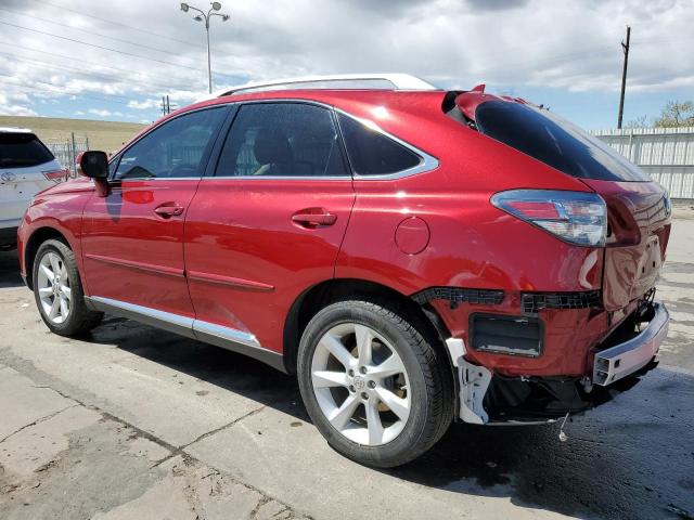 2T2BK1BA1CC129966 - 2012 LEXUS RX 350 MAROON photo 2