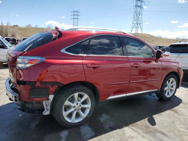 2T2BK1BA1CC129966 - 2012 LEXUS RX 350 MAROON photo 3