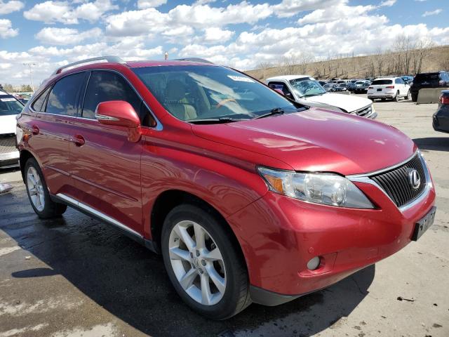 2T2BK1BA1CC129966 - 2012 LEXUS RX 350 MAROON photo 4