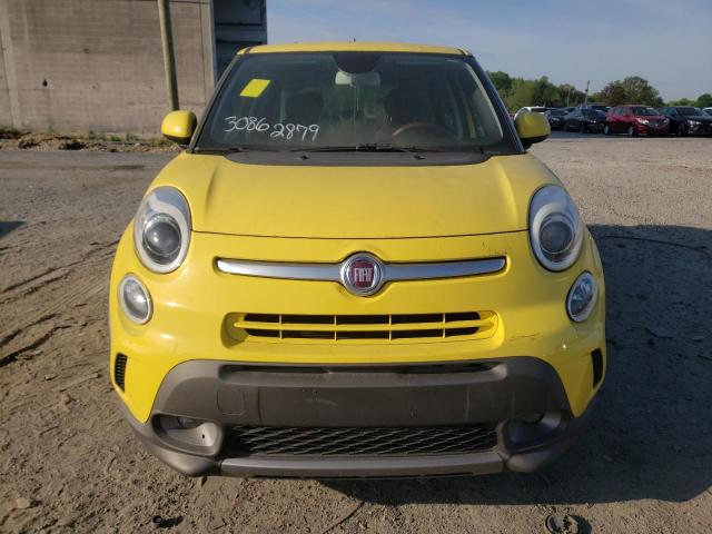 ZFBCFADH3EZ008567 - 2014 FIAT 500L TREKKING YELLOW photo 5