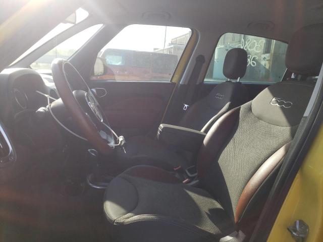 ZFBCFADH3EZ008567 - 2014 FIAT 500L TREKKING YELLOW photo 7