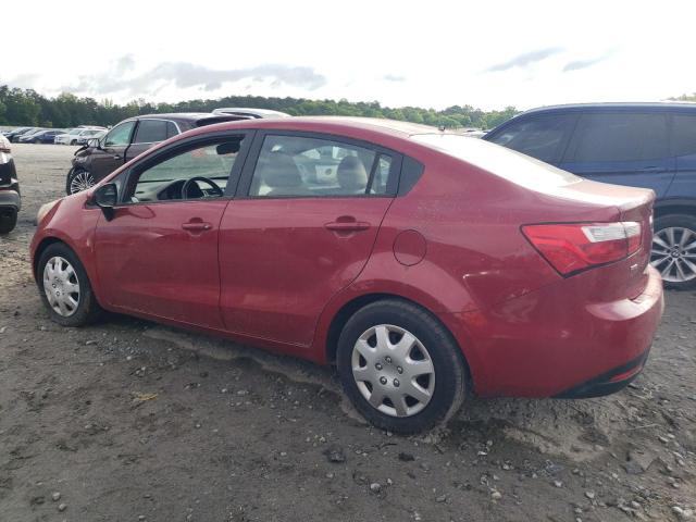 KNADM4A35E6352272 - 2014 KIA RIO LX RED photo 2