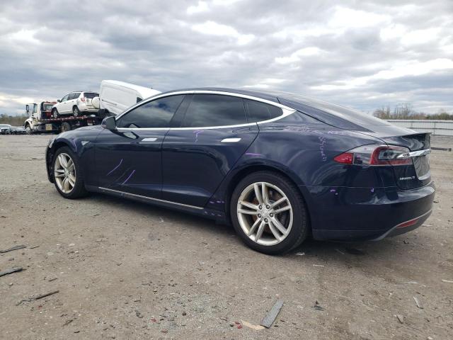 5YJSA1H1XEFP61037 - 2014 TESLA MODEL S ლურჯი ფოტო 2