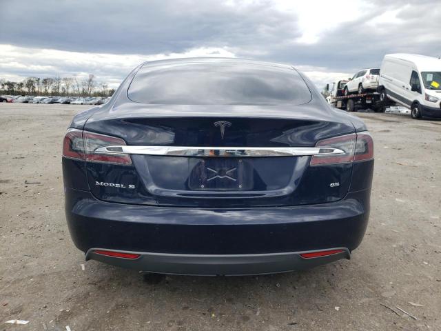 5YJSA1H1XEFP61037 - 2014 TESLA MODEL S ლურჯი ფოტო 6