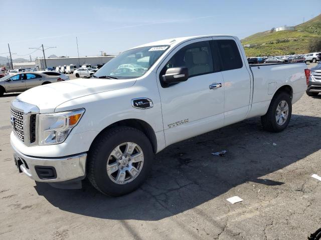 1N6AA1CKXHN550077 - 2017 NISSAN TITAN S WHITE photo 1