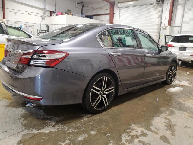 1HGCR2F59HA133784 - 2017 HONDA ACCORD SPORT GRAY photo 3