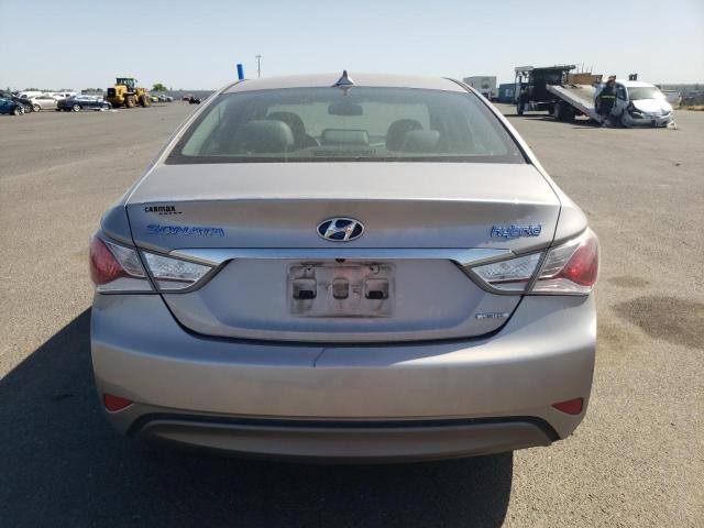 KMHEC4A43DA094392 - 2013 HYUNDAI SONATA HYBRID SILVER photo 6