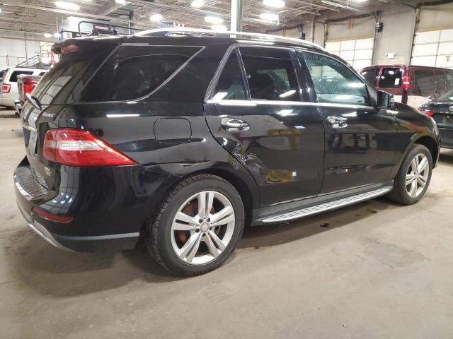4JGDA5HB1DA112142 - 2013 MERCEDES-BENZ ML 350 4MATIC BLACK photo 3