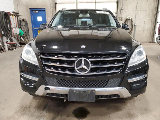 4JGDA5HB1DA112142 - 2013 MERCEDES-BENZ ML 350 4MATIC BLACK photo 5