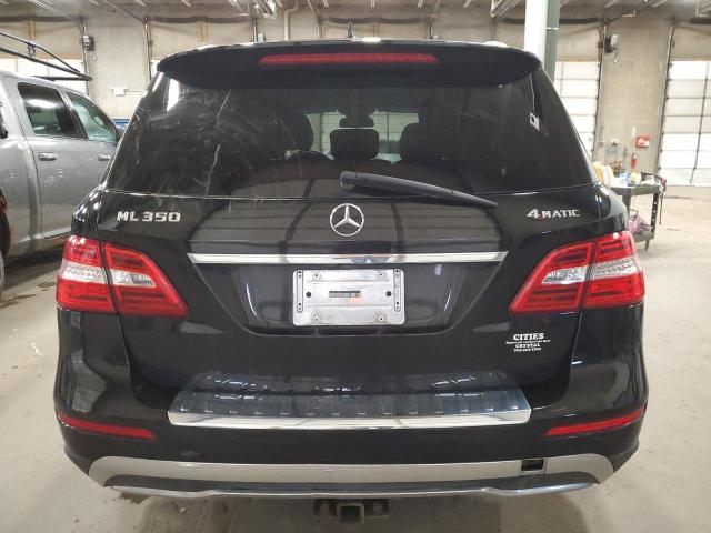 4JGDA5HB1DA112142 - 2013 MERCEDES-BENZ ML 350 4MATIC BLACK photo 6