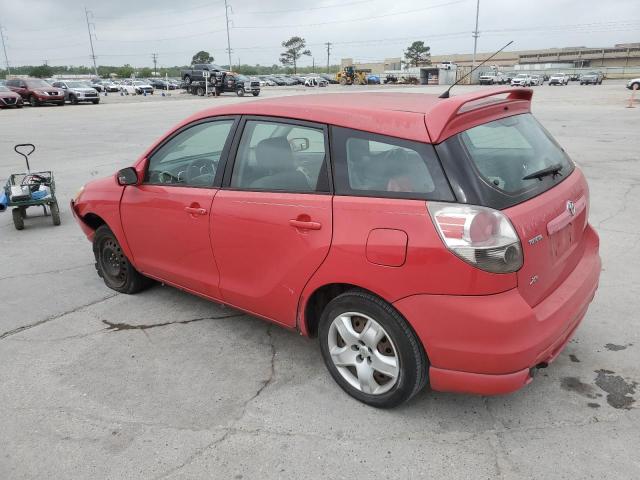 2T1KR32E17C651680 - 2007 TOYOTA COROLLA MA XR RED photo 2