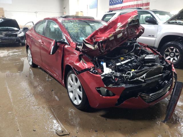 5NPDH4AE9DH284152 - 2013 HYUNDAI ELANTRA GLS RED photo 4