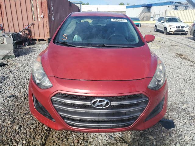 KMHD35LH6GU255998 - 2016 HYUNDAI ELANTRA GT RED photo 5