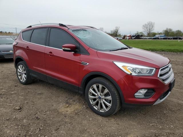 1FMCU9JD1HUE32782 - 2017 FORD ESCAPE TITANIUM RED photo 4