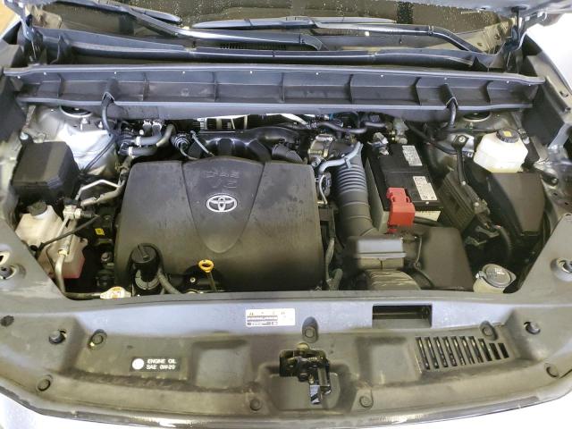 5TDGZRBH5NS568177 - 2022 TOYOTA HIGHLANDER XLE Gümüş foto 12