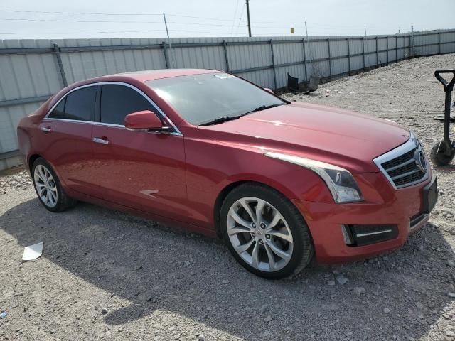 1G6AL5S39D0125412 - 2013 CADILLAC ATS PREMIUM RED photo 4