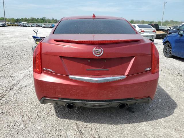 1G6AL5S39D0125412 - 2013 CADILLAC ATS PREMIUM RED photo 6