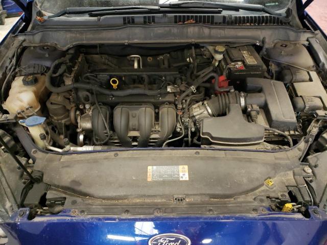 1FA6P0H74F5121624 - 2015 FORD FUSION SE BLUE photo 11