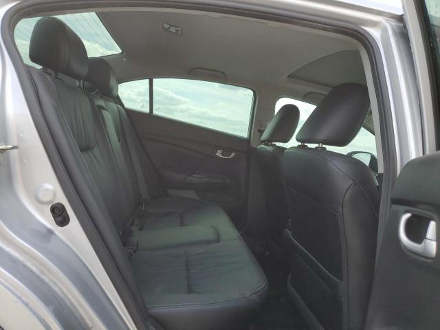 2HGFB2F99FH519124 - 2015 HONDA CIVIC EXL ვერცხლისფერი ფოტო 10