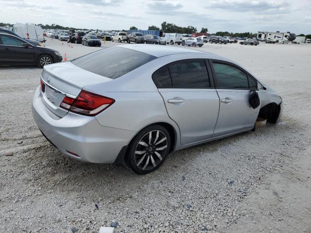 2HGFB2F99FH519124 - 2015 HONDA CIVIC EXL ვერცხლისფერი ფოტო 3