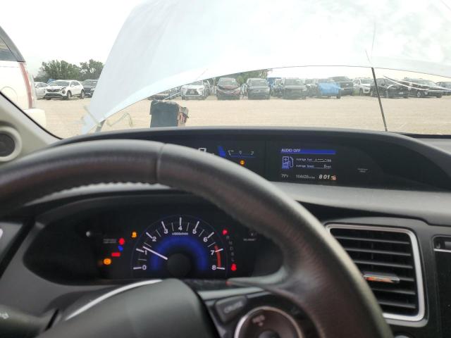 2HGFB2F99FH519124 - 2015 HONDA CIVIC EXL ვერცხლისფერი ფოტო 9