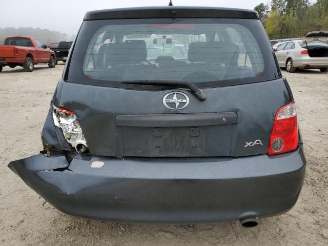 JTKKT604860145391 - 2006 TOYOTA SCION XA GRAY photo 6