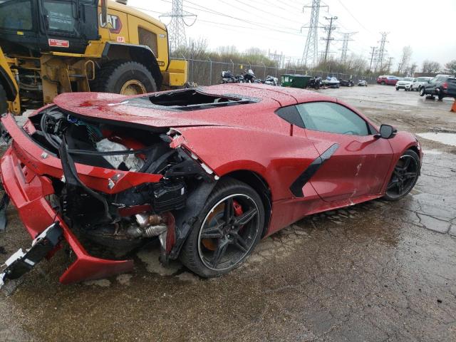 1G1YA2D41P5118816 - 2023 CHEVROLET CORVETTE STINGRAY 1LT BURGUNDY photo 3