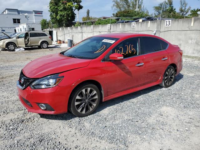 3N1AB7AP9JY310595 - 2018 NISSAN SENTRA S RED photo 1