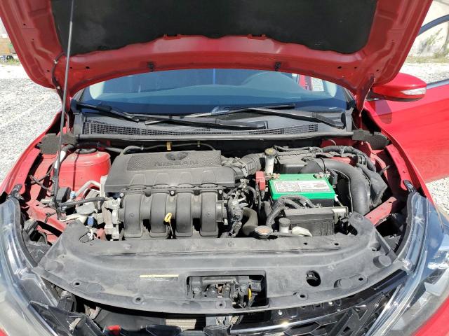 3N1AB7AP9JY310595 - 2018 NISSAN SENTRA S RED photo 11