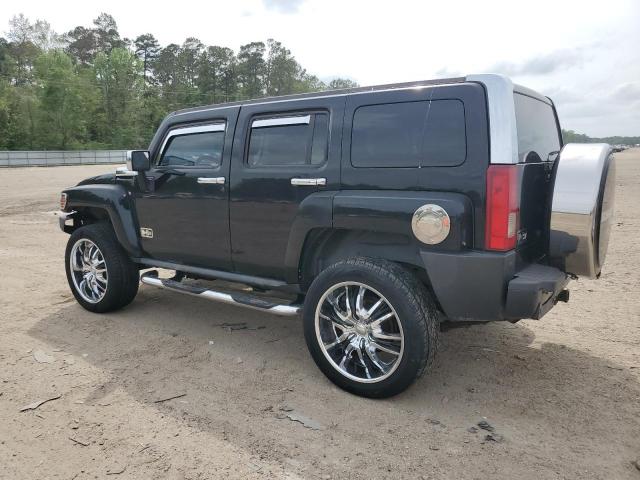 5GTDN13E078254750 - 2007 HUMMER H3 BLACK photo 2