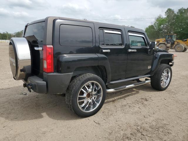 5GTDN13E078254750 - 2007 HUMMER H3 BLACK photo 3