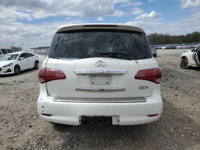 JN8AZ2NF6C9519366 - 2012 INFINITI QX56 WHITE photo 6