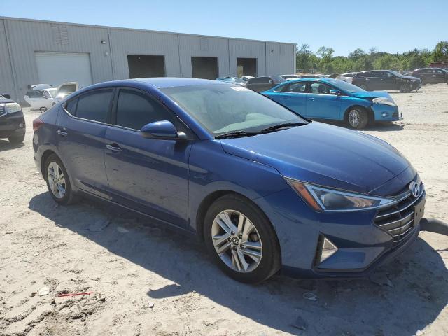 5NPD84LF2KH409981 - 2019 HYUNDAI ELANTRA SEL BLUE photo 4