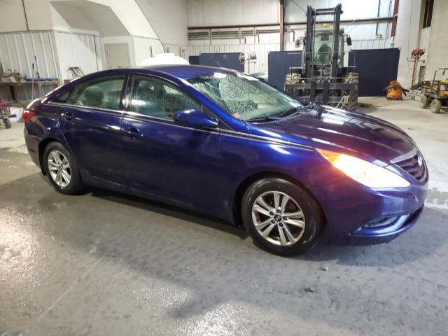 5NPEB4AC0DH660905 - 2013 HYUNDAI SONATA GLS BLUE photo 4