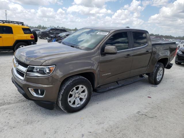 1GCGSCEN3H1182636 - 2017 CHEVROLET COLORADO LT BROWN photo 1