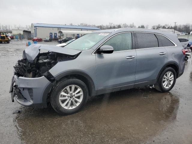 5XYPGDA39KG602418 - 2019 KIA SORENTO L GRAY photo 1