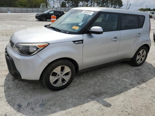 KNDJN2A24F7812421 - 2015 KIA SOUL SILVER photo 1