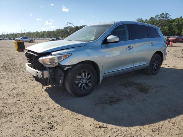 5N1AL0MNXDC327622 - 2013 INFINITI JX35 SILVER photo 1