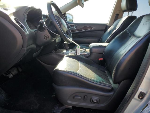 5N1AL0MNXDC327622 - 2013 INFINITI JX35 SILVER photo 7