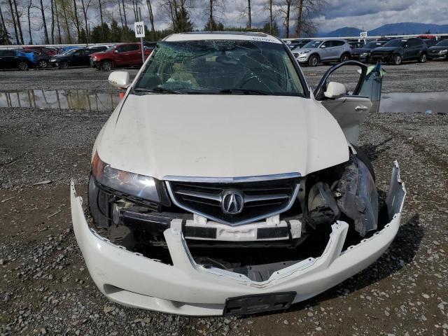 JH4CL96874C038821 - 2004 ACURA TSX WHITE photo 5