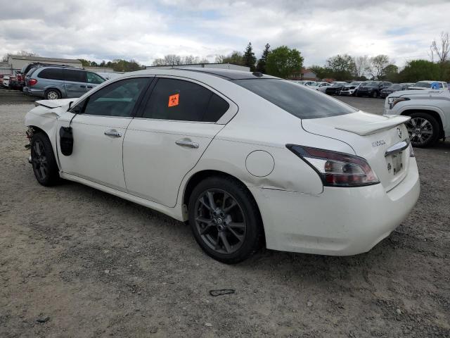 1N4AA5AP6EC440648 - 2014 NISSAN MAXIMA S WHITE photo 2