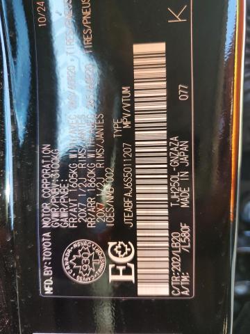 JTEABFAJ6S5011207 - 2025 TOYOTA LAND CRUIS BASE Czarny zdjęcie 12